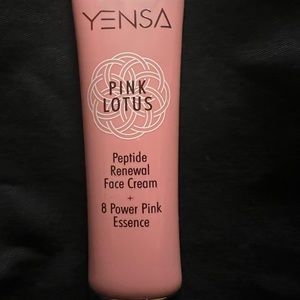 Yensa pink lotus peptide renewal face cream with eight power pink power easence